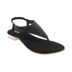 Women Black Casual Sandals