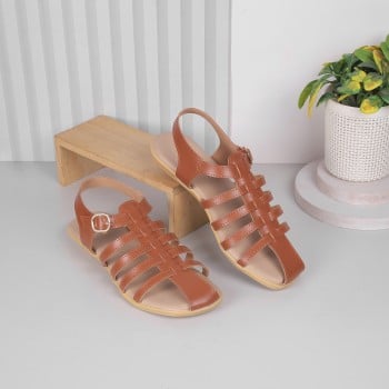 Walkway Women Tan Casual Sandals(SKU: 33-1082-23-40)