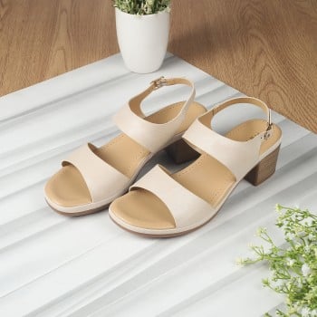 Metro Women Beige Casual Sandals(SKU: 33-1128-20-36)