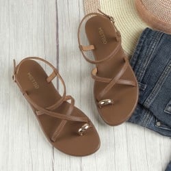 Women Brown Casual Gladiators
