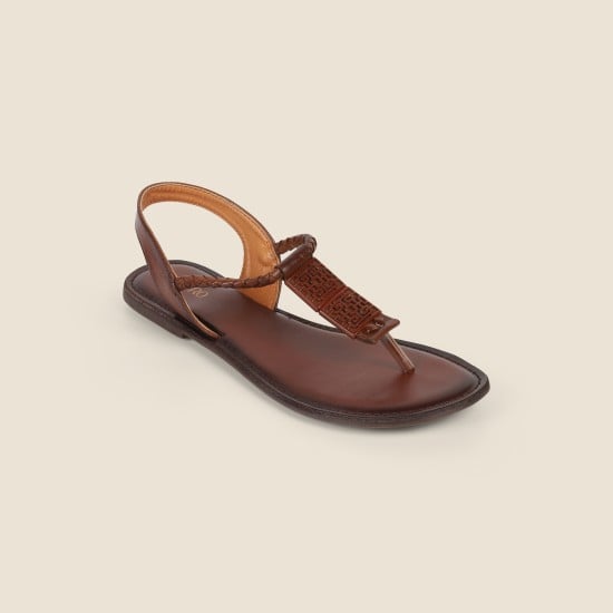 Women Rust Casual Sandals