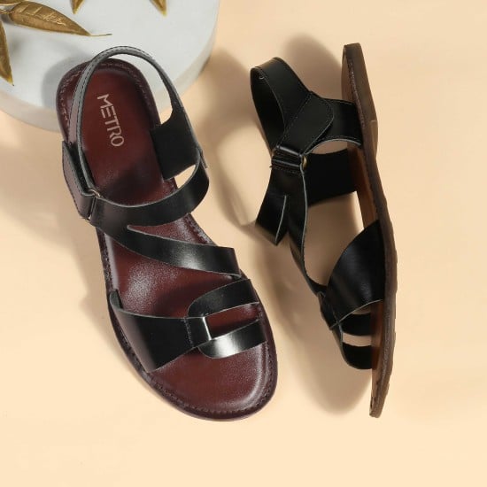 Women Black Casual Sandals