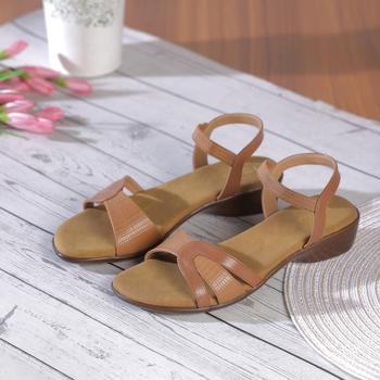 Metro Women Tan Casual Sandals(SKU: 33-1143-23-36)