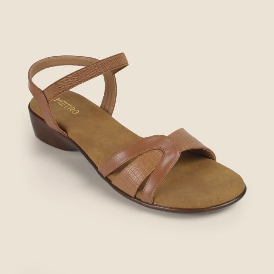 Women Tan Casual Sandals