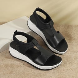 Women Black Casual Sandals