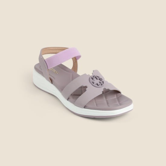 Women Purple Casual Sandals