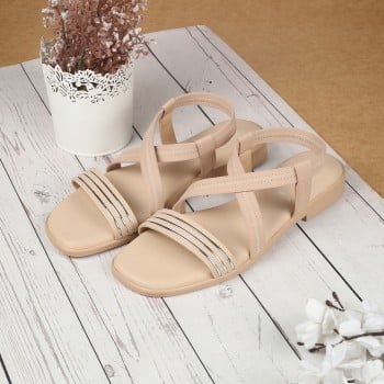 Metro Women Beige Casual Sandals(SKU: 33-1152-20-36)