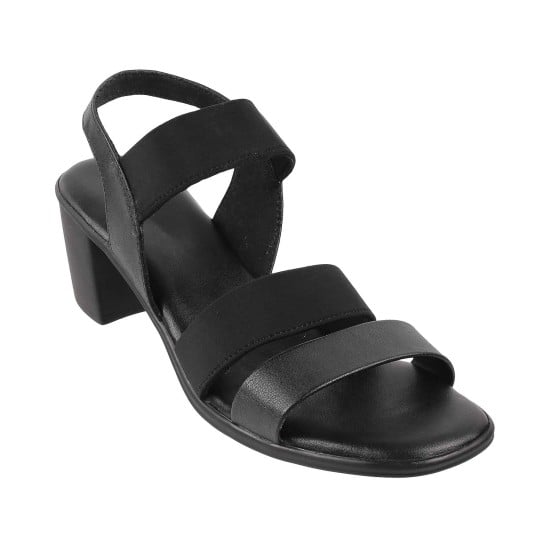 Women Black Casual Sandals
