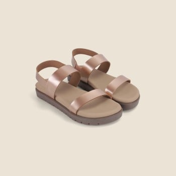 Metro Women Rose-Gold Casual Sandals(SKU: 33-1185-52-37)