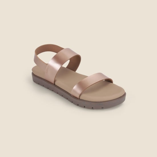 Women Rose-Gold Casual Sandals