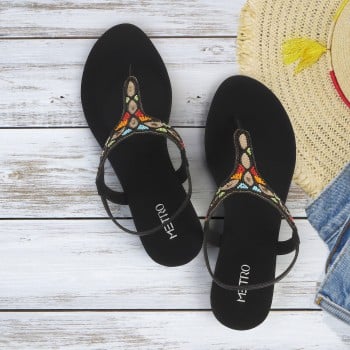 Metro Women Black Casual Sandals(SKU: 33-1197-11-36)