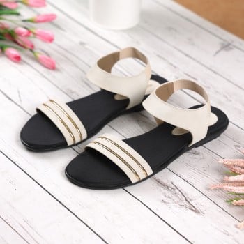 Walkway Women Beige Casual Sandals(SKU: 33-1199-20-37)
