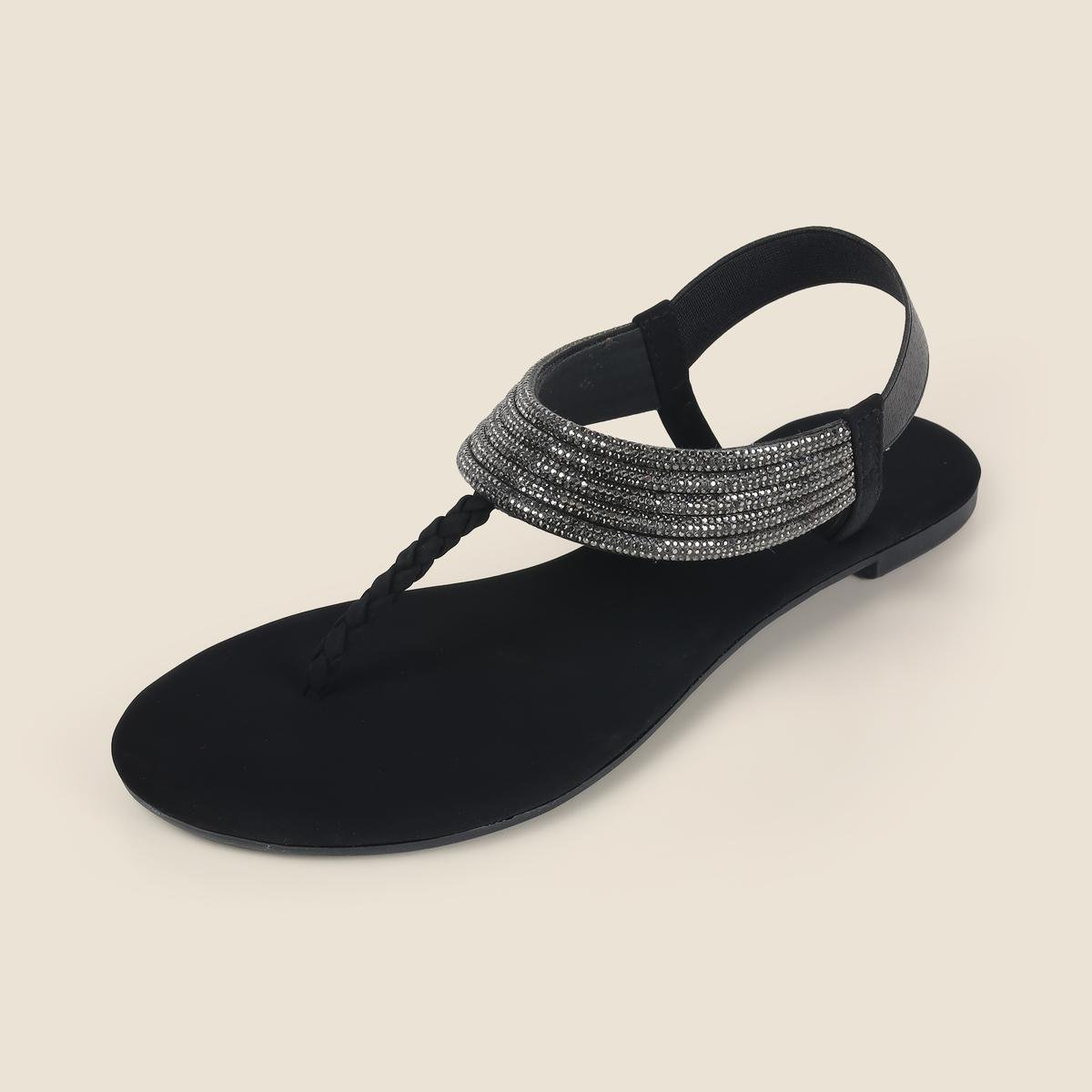 Metro Women Black Casual Sandals(SKU: 33-1205-11-36) Metro Women Black Casual Sandals(SKU: 33-1205-11-36)
