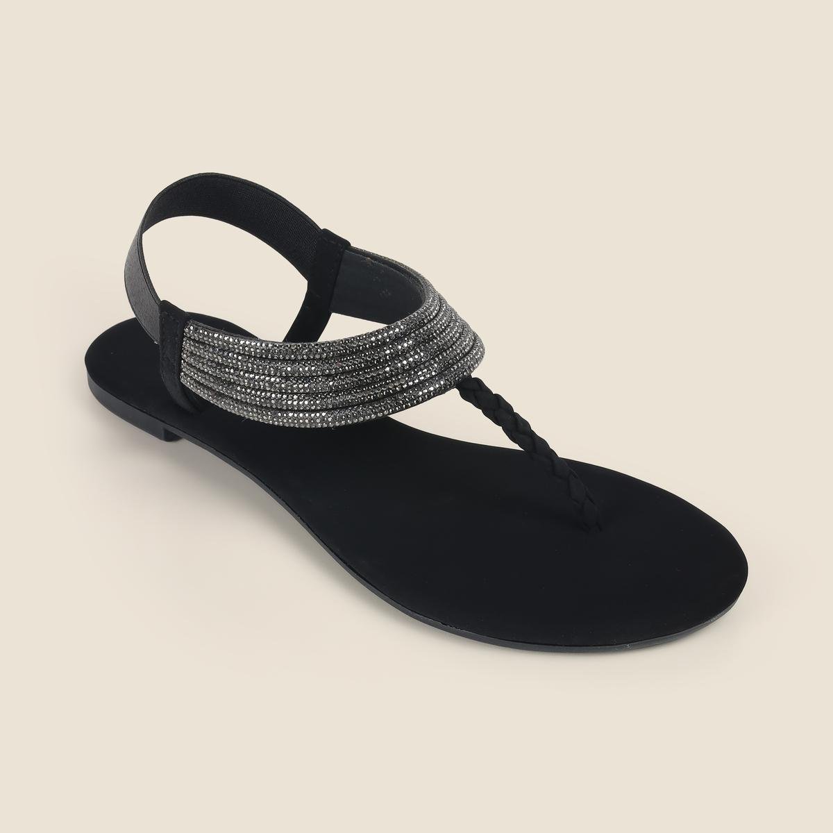 Metro Women Black Casual Sandals(SKU: 33-1205-11-36) Metro Women Black Casual Sandals(SKU: 33-1205-11-36)