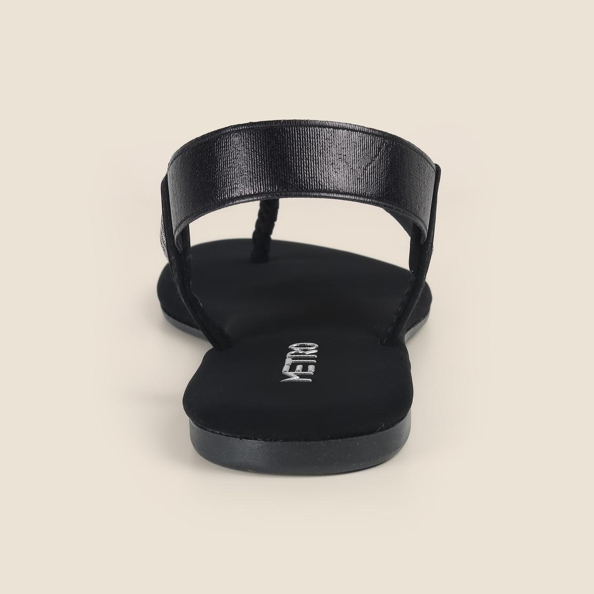 Metro Women Black Casual Sandals(SKU: 33-1205-11-36) Metro Women Black Casual Sandals(SKU: 33-1205-11-36)