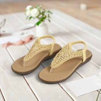 Metro Women Beige Casual Sandals(SKU: 33-1207-20-36)