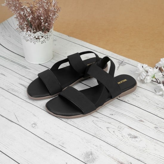 Women Black Casual Sandals