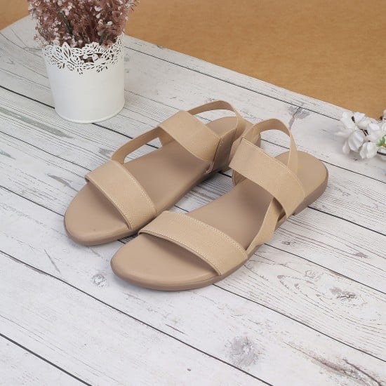 Women Beige Casual Sandals