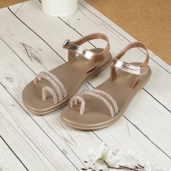 Metro Women Beige Casual Sandals(SKU: 33-1222-20-36)