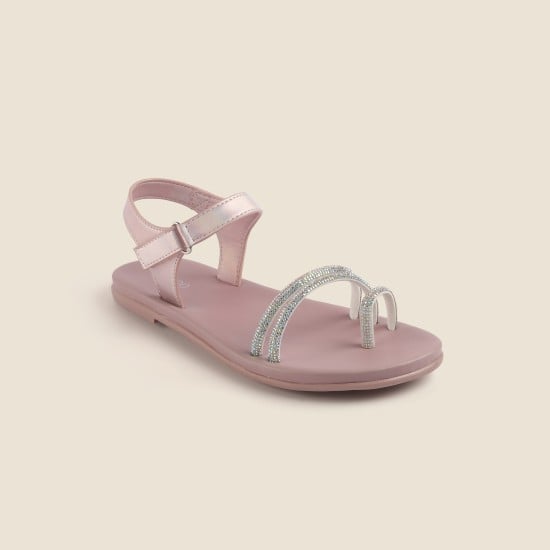 Women Peach Casual Sandals