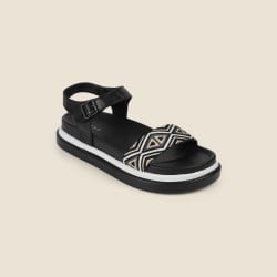 Women Black Casual Sandals