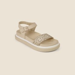 Women Beige Casual Sandals