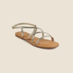 Women Gold Casual Gladiators