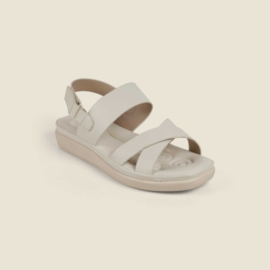 Women Off-white Casual Sandals