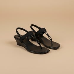 Women Black Casual Sandals