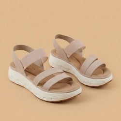 Women Beige Casual Sandals
