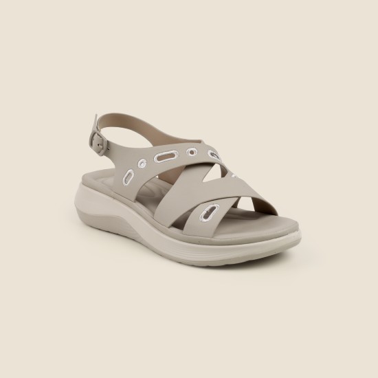 Women Grey Casual Sandals