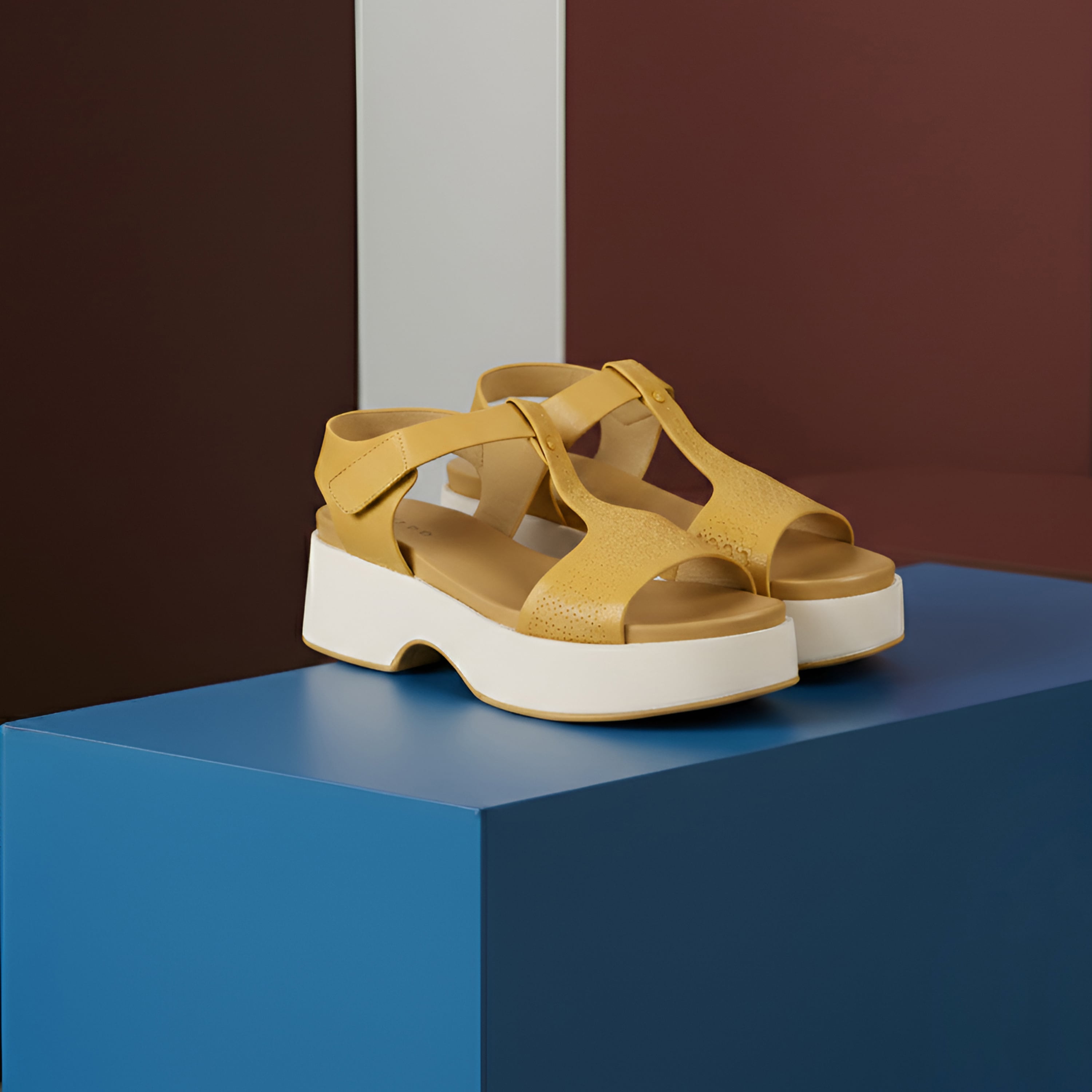 Women Yellow Casual Sandals