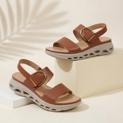 Women Tan Casual Sandals