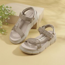 Women Beige Casual Sandals