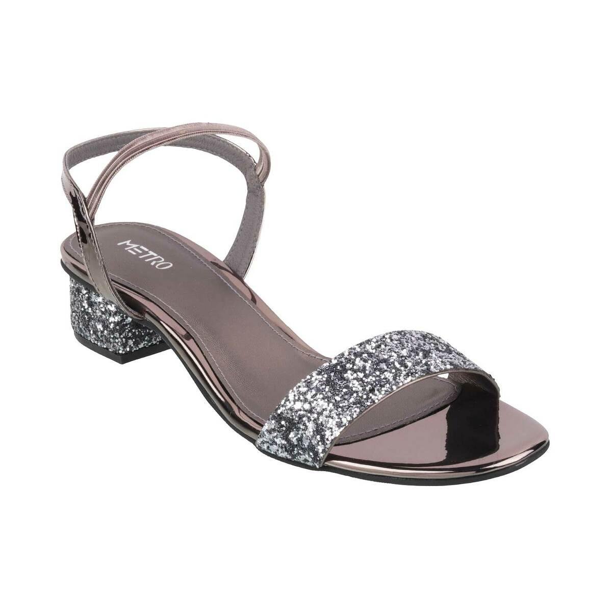 Metro Women Grey Party Sandals(SKU: 33-1377-29-37) Metro Women Grey Party Sandals(SKU: 33-1377-29-37)