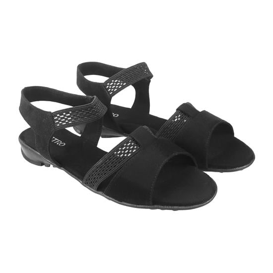 Women Black Casual Sandals