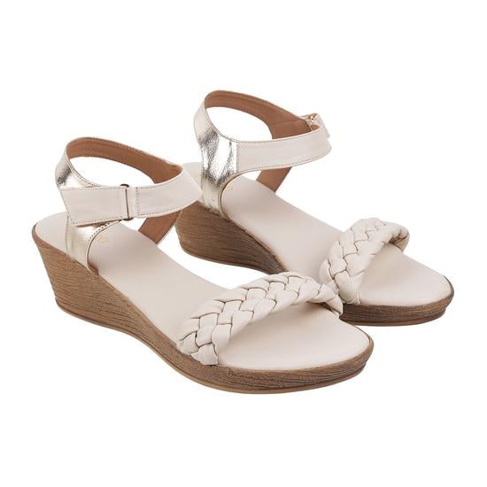 Women Beige Casual Sandals