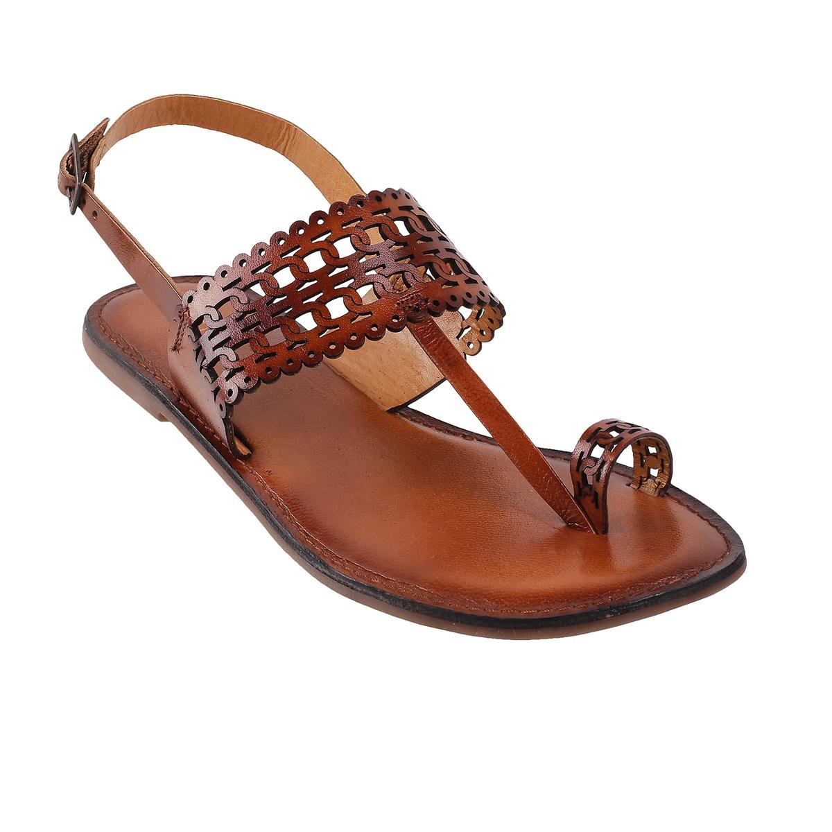 Buy Women Tan Casual Sandals Online | SKU: 33-1509-23-36-Metro Shoes