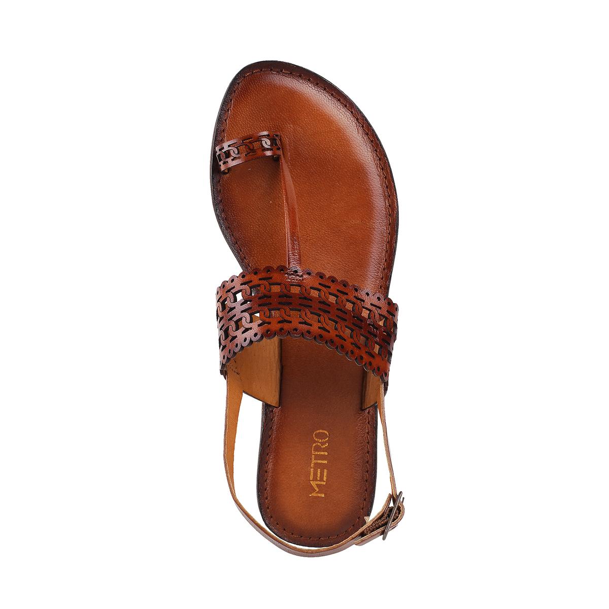 Buy Metro Tan Casual Sandals Online | SKU:33-1509-23-40 - Metro Shoes