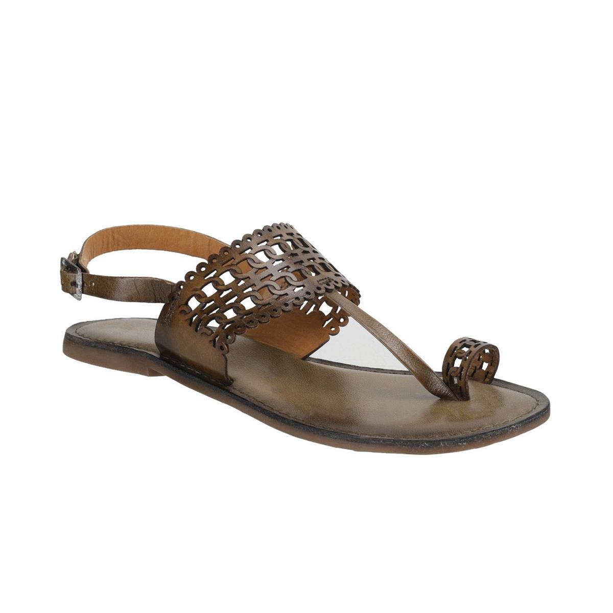 Buy Women Khaki Casual Sandals Online SKU 33 1509 62 36 Metro Shoes