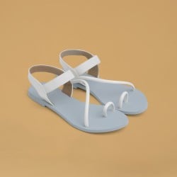 Women White Casual Sandals