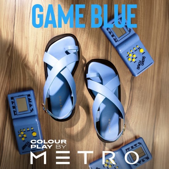 Women Light-blue Casual Sandals