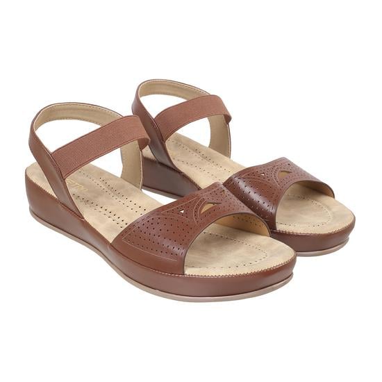 Women Brown Casual Sandals