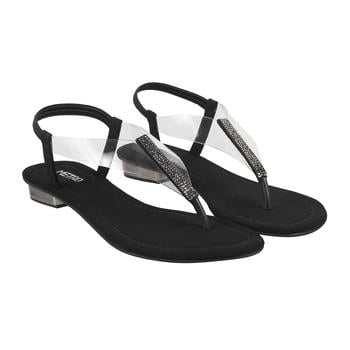 Metro Women Black Casual Sandals(SKU: 33-3016-11-36)