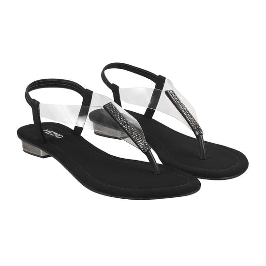 Women Black Casual Sandals