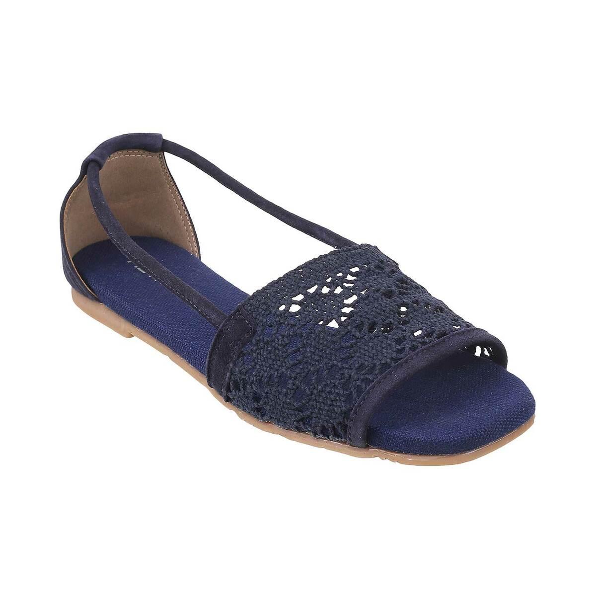 womens navy blue casual sandals