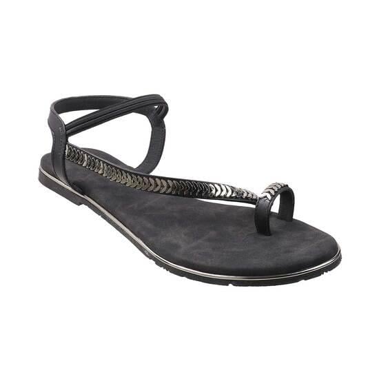 Women Black Casual Sandals