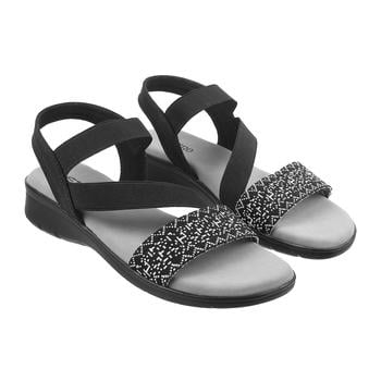 Metro Women Black Casual Sandals(SKU: 33-3097-11-36)
