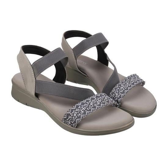 Women Grey Casual Sandals