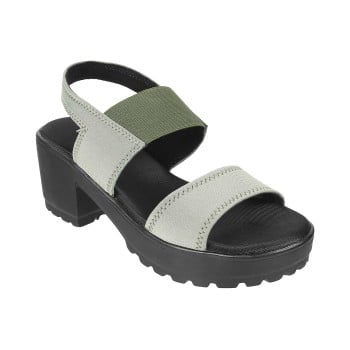 Walkway Women Green Casual Sandals(SKU: 33-3131-21-39)